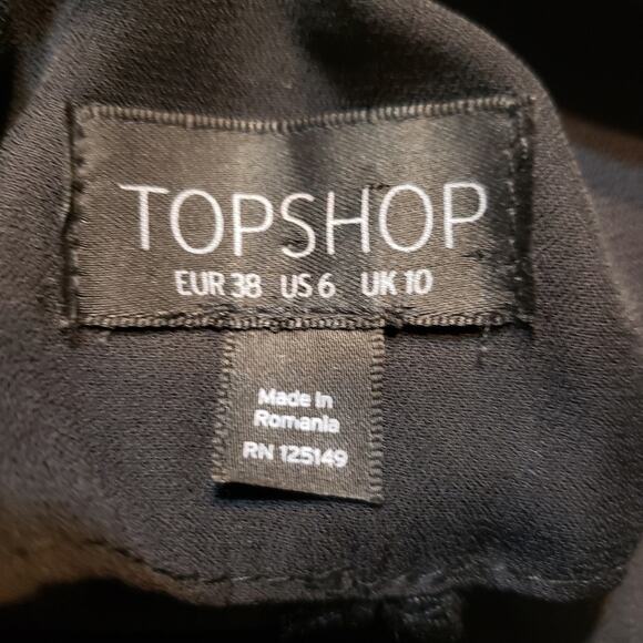 TopShop Sleeveless Black Romper NWOT - Picture 6 of 11